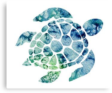 Watercolour Sea Turtle, Recycled Pencil Holder, Watercolor Tatoos, Watercolour Turtle, Sea Turtle Quilts, Watercolor Turtle, Sea Turtle Design, Sea Turtle Watercolor, Sea Turtle Tattoo