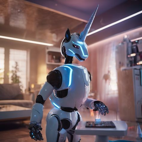 Meet the Robot Unicorn: Your New Smart Family Friend!

#RobotUnicorn #Smartfamilies Finding Unicorn Figures, Robot Unicorn, Robot Unicorn Attack, Autonomous Robots, Feeling Of Loneliness, Glass Figurines Unicorn, Unicorn Gundam, Health Technology, The Robot