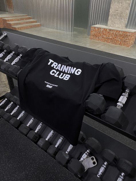 Oversized Shirt Aesthetic, Gym Tshirt Design, Athletic Branding, Gym Branding, Best Marketing Campaigns, Gym Club, Revival Clothing, Basement Gym, Winter Arc