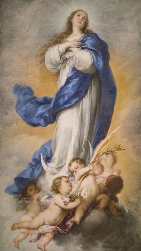 Happy Feast of the Assumption of Our Lady into Heaven ~ August 15 Assumption Of Mary, Catholic Wallpaper, Virgin Mary Art, Catholic Pictures, Virgin Mary Statue, Ayat Alkitab, Immaculate Conception, Blessed Mother Mary, The Virgin Mary