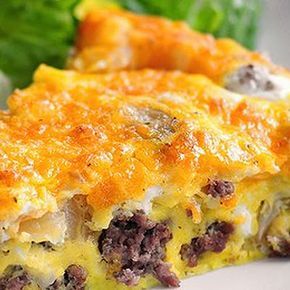 Cheeseburger Frittata, Savoury Treats, Keto Quiche, Frittata Recipe, Cheese Quiche, Flavor Combinations, Mince Recipes, Egg Dishes, Frittata Recipes