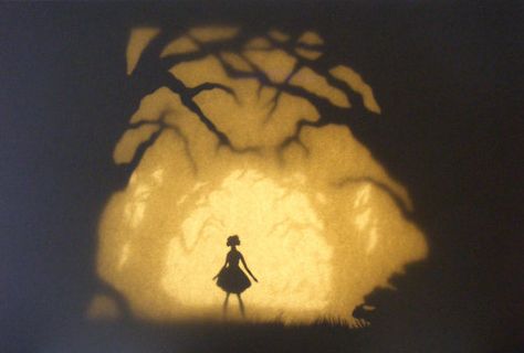 Tin Woodman, James And Giant Peach, Lightbox Art, Shadow Theatre, Dark Fairytale, Shadow Puppets, Into The Woods, Paper Cut Art, Paper Sculpture