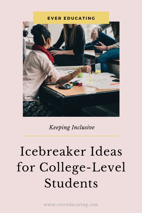 College Instructor Tips, College Orientation Ideas, Peer Mentoring Activities College, College Workshop Ideas, Ice Breaker For Middle Schoolers, Ice Breakers For College Students, Student Orientation Ideas, College Icebreakers, Celta Course