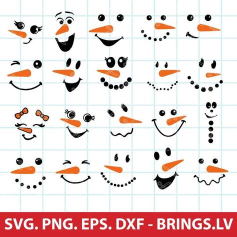 Snowman Svg Bundle How To Draw Snowman Faces, Free Snowman Faces Svg Files For Cricut, Snowman Eyes Template, Snowman Faces Template Free Printable, Snowman Hat Template Free Printable, Snowman Eyes How To Paint, Snowman Faces Patterns, Painted Snowman Faces, Snowman Faces Template