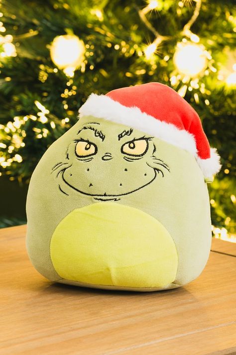 The Grinch Squishmallows 8" plush is here to steal hearts (not Christmas) with its ultra-soft, squishy charm. Perfect for gifting or keeping for yourself! 🎁✨ Available in selected stores. #thegrinch #squishmallows #squishsquad Christmas Squishmallows, Stolen Heart, The Grinch, Christmas 2024, Grinch, Christmas, Gifts