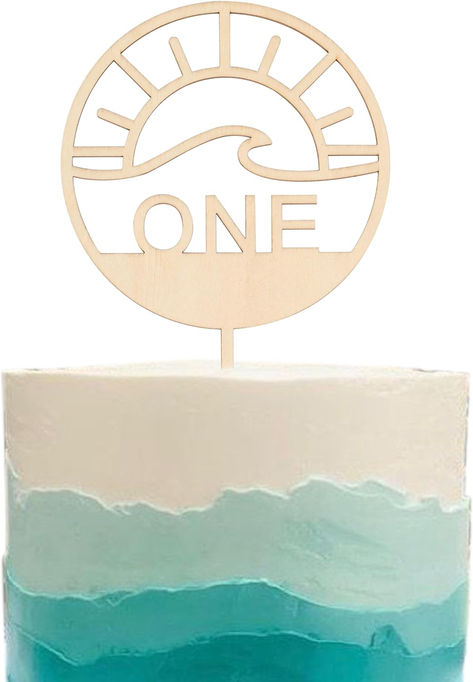 Wave Cake Topper - Beach Themed Cake Topper,Surf Themed First Birthday Cake Topper,Wave Theme Cake Topper,Surf Party (wave topper) #ad #firstbirthday #firstbirthdayparty #firstbirthdaypartyideas #firstbirthdaypartysupplies #caketopper #surfcake #surfparty #firstbirthdaypartythemes Surf Cake, Wave Cake, Beach Themed Cakes, Surf Party, Themed First Birthday, First Birthday Cake Topper, First Birthday Party Themes, First Birthday Cake, Edible Cake Toppers