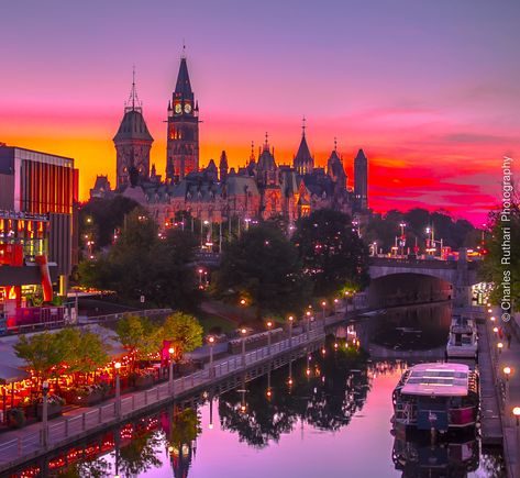 Sunny summer sunsets. Ottawa. - Charles Ruthari Photography. | Facebook Ottawa Aesthetic, Ottawa Winter Aesthetic, Sunset In Canada, Ottawa Photography, Ottawa City, Parliament Hill Ottawa, Ottawa Travel, Ottawa Canada, Ottawa Ontario