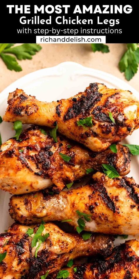 Chicken Drumstick Marinade, Camping Meal Ideas, Chicken Legs Recipes, Grilled Drumsticks, Campfire Foods, Grilled Chicken Drumsticks, Bbq Chicken Drumsticks, Grilled Chicken Legs, Bbq Chicken Legs