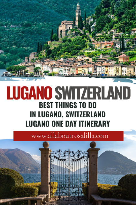 Images from Lugano Switzerland with text overlay best things to do in Lugano Lugano Switzerland, Adventurous Travel, Traveling Europe, Dream Trips, Trip Destinations, Vacation Itinerary, Europe Trip Itinerary, Europe Vacation, Switzerland Travel