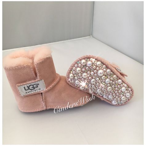 Excited to share the latest addition to my #etsy shop: Bling baby uggs / Premium crystal uggs / Swarvoski uggs / Baby booties / sparkly baby shoes / Crystalised Uggs #clothing #shoes #children #pink #christening #sparkly #customiseduggs #crystal #pearls Luxury Baby Clothes, Fall Baby Clothes, Baby Uggs, Baby Bling, Storage House, Luxury Baby, Stylish Baby, Crib Shoes