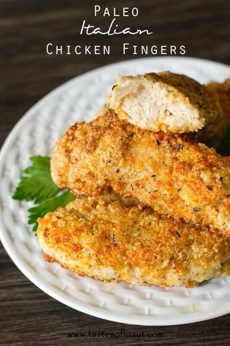 Italian Paleo Chicken Fingers Dinner Paleo, Sommer Mad, Fructose Free, Paleo Main Dishes, Paleo Chicken Recipes, Tapioca Starch, Paleo Recipe, Paleo Life, Paleo Food