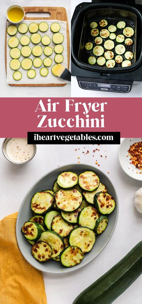 This simple air fry zucchini recipe is a delicious side dish that’s ready in just a few minutes! You only need a handful of ingredients and this recipe makes a great side to your favorite protein! Zucchini In Air Fryer, Breaded Zucchini, Air Fryer Zucchini Chips, Fried Zucchini Recipes, Air Fryer Zucchini, Zucchini Bread Healthy, Zucchini Recipe, Zucchini Chips, Air Fryer Dinner Recipes