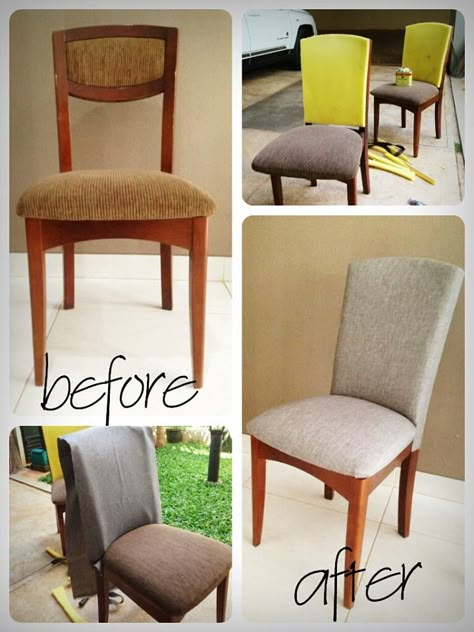 Upholstered Chairs Diy, Dining Chairs Diy, Reupholster Chair Dining, Upholstery Trends, Upholstery Chair, Chair Diy, Upholstery Armchair, Learning Lessons, Reupholster Chair