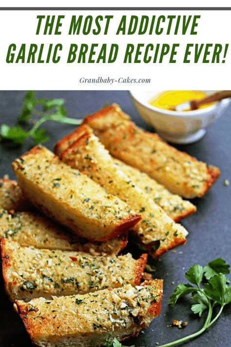 Garlic Bread Recipe With Garlic Powder, Garlic Bread With Minced Garlic, How To Make The Best Garlic Bread, Garlic Bread With Italian Bread, Best Bread For Garlic Bread, Best Homemade Garlic Bread, Homemade Bread For Garlic Bread, Healthy Garlic Bread Recipe, Garlic Bread With Italian Loaf