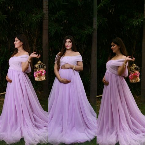 Maternity Dresses Indian Style, Maternity Gowns Indian, Maternity Shoot Dress, Maternity Gown Photography, Single Pose, Pregnant Outfits, Baby Shower Gown, Gown Photography, Maternity Dresses Photography