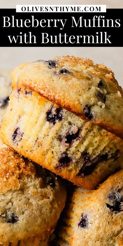 Fluffy Blueberry Muffins, Buttermilk Blueberry Muffins, Buckwheat Muffins, Buttermilk Blueberry, Buttermilk Muffins, Banana Coffee Cakes, Best Blueberry Muffins, Bakery Style Muffins, Muffin Tops