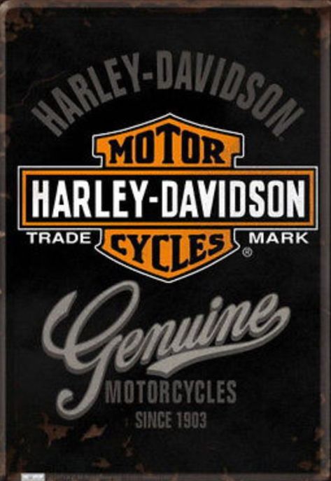 Harley Davidson Kunst, Art Harley Davidson, Logo Harley Davidson, Logo Moto, Moto Harley Davidson, Old Posters, Harley Davidson Posters, Harley Davidson Signs, Harley Davidson Wallpaper