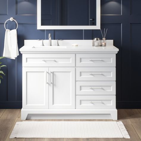 60 Inch Double Vanity, Removable Backsplash, 60 Inch Vanity, 48 Inch Bathroom Vanity, 48" Vanity, Engineered Stone Countertops, Single Sink Vanity, Double Sink Bathroom, Double Sink Vanity