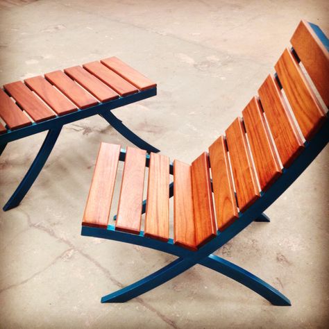 Metal And Wood Outdoor Furniture, Metal Chair Design, Wood And Steel Furniture, Metal And Wood Furniture, Custom Steel Furniture, Metal And Wood Chairs, Steel Frame Furniture, Custom Outdoor Furniture, Custom Driveway