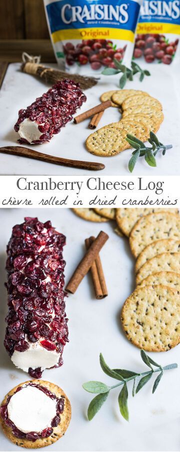 An irresistible cheese log made with Craisins® Dried Cranberries. Served with crackers, it's the perfect food to entertain guests with this fall. Recipe via http://MonPetitFour.com #BetterWithCraisins #ad Cranberry Cheese Log, Dried Cranberry, Cheese Log, Cranberry Cheese, Fall Recipe, Food Appetizers, Cranberry Recipes, Perfect Appetizers, Holiday Food