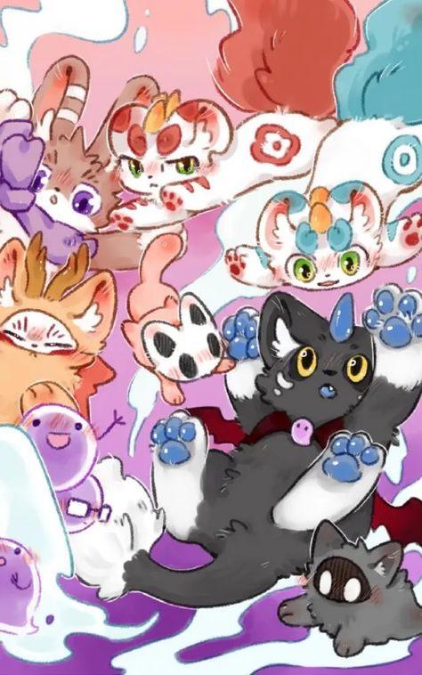 有兽焉 Sibuxiang Fabulous Beasts, Animal Crossing Cats, Fabulous Beasts, St Street, Carnival Rides, Persona 5, Illustration Character Design, Anime Music, Art Anime