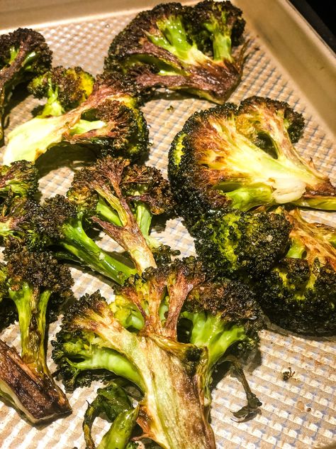 Sheet Pan Roasted Broccoli Steaks Pan Roasted Broccoli, Broccoli Steaks, Low Carb Side Dish, Low Carb Side, Roasted Broccoli Recipe, Veggie Side Dish Recipes, Oven Vegetables, Broccoli Recipe, Low Carb Sides