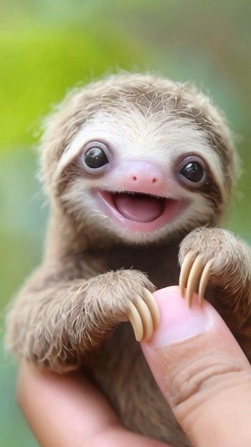 Cute Sloth Pictures, Finally Friday, Baby Sloth, Cute Sloth, Have A Wonderful Day, Cute Happy, Cute Animal Photos, Wonderful Day, Animal Photo