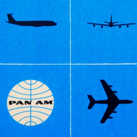 Airline Graphic Design, Aviation Graphic Design, Pan Am Advertising, Aviation Posters Graphic Design, Vintage Pan Am Posters, Retro Airline Posters, Airplane Graphic, Vintage Airline Ads, Vintage Airline Posters