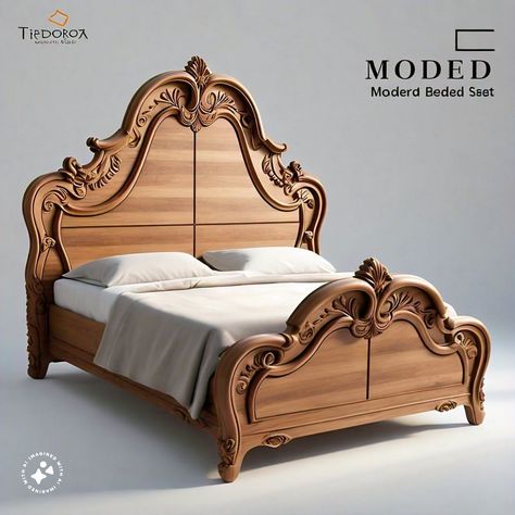 Tv Rack Design, Teak Bed, Bedroom Set Designs, Carved Beds, Dining Room Furniture Design, Box Bed Design, Wood Carving Furniture, Bed Headboard Design, Furniture Fittings