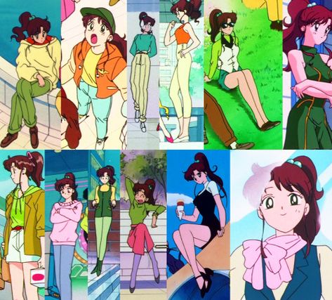 Sailor Jupiter Outfits, Sailor Jupiter Cosplay, Sailor Moon Outfit, Sailor Moon Screencaps, Sailor Moon Fashion, Tomboy Look, Arte Sailor Moon, Sailor Moon Aesthetic, Sailor Uranus