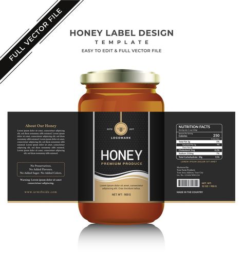 #vector file,#product label, #only vector, #honey label, #jar label, #vector Label, #organic, #honey new, #jar label, #pure forest honey, #honeycomb, #honey Label, #glass jar label, honey house, #food Label, #natural, #label packaging design,#honey label design, #label pack, #product branding , #organic, #label template, #product label, #glass jar label,#bottle label. Honey Bee Labels, Organic Food Labels, Label Packaging Design, Honey Label Design, Honey Jar Labels, Honey Label, Packaging Idea, Label Packaging, Product Branding