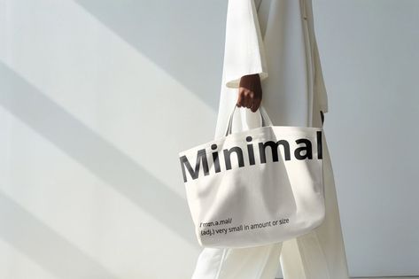 Minimal Bag Design, Store Mockup, Eco Bag Design, Luxury Paper Bag, 3d Crafts, Minimal Bags, Tote Bag Mockup, Aesthetic Tote Bag, Stylish Tote Bag