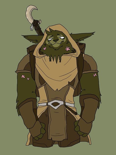 Bugbear Druid, Dnd Druid, Pathfinder Character, Dnd Races, Oc Drawings, Fantasy Races, Dungeons And Dragons Characters, Fantasy Images, Dnd Art