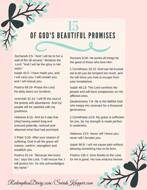 God's Promise, God's Promises, Bible Promises, Encouraging Scripture, Bible Knowledge, Bible Prayers, Gods Promises, Prayer Journal, Read Bible