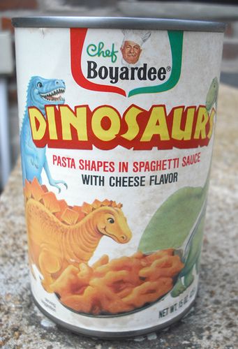 Chef Boyardee Dinos were a self-fulling prophecy. They went extinct just like the real dinos did. Nostalgia 80s, 90s Food, Kids Pasta, Chef Boyardee, Filling Food, Tv Dinner, 2000s Nostalgia, Cheese Flavor, Pasta Shapes