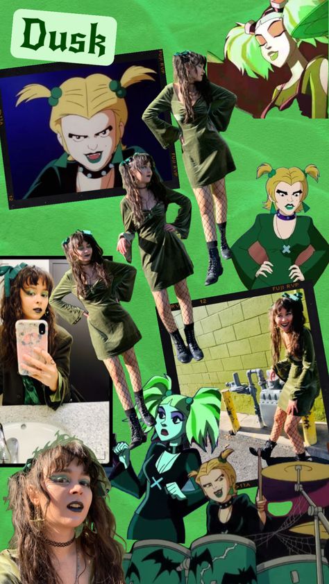 #outfitinspo #scoobydoo #scoobydoohexgirls #hexgirls #hexgirlsdusk #tv #vintage #Dusk Original Halloween Costumes, Best Diy Halloween Costumes, Trio Halloween Costume Ideas, Trio Halloween Costume, Halloween Costum, Cute Group Halloween Costumes, Hex Girls, Trio Halloween Costumes, Tv Vintage