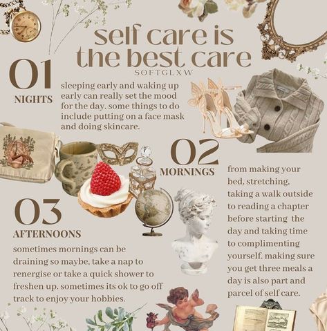 Cottagecore Self Care, City Cottagecore, Coquette Self Care, Etiquette And Manners, Ethereal Aesthetic, Self Care Bullet Journal, Get My Life Together, Classy Aesthetic, Healthy Lifestyle Inspiration