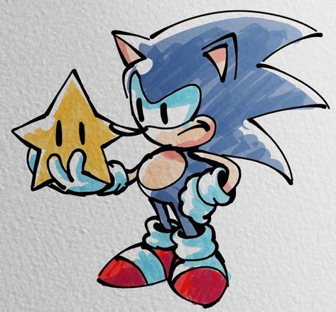 Sonic Characters Drawings, Cute Sonic Drawing, Sonic Sketch Art, Sonic The Hedgehog Drawing, Animal Sidekicks, Sonic Drawing, Draw Sonic, Sonic Icon, Grunge Pictures