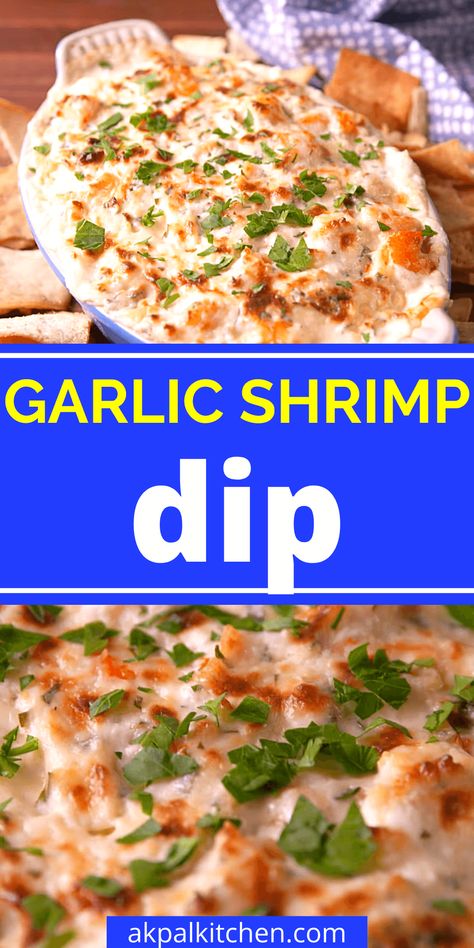 Easy Garlic Shrimp, Shrimp Dip Recipe, Shrimp Dip Recipes, Parmesan Shrimp, Garlic Parmesan Shrimp, Bagel Dip, Shrimp Parmesan, Dips Recipes, New Years Appetizers