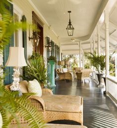 Porches - Google Search Glamorous Room, Southern Porches, Balkon Decor, British Colonial Decor, Building A Porch, British Colonial Style, Farmhouse Porch, Front Porch Ideas For Mobile Homes, Colonial Decor