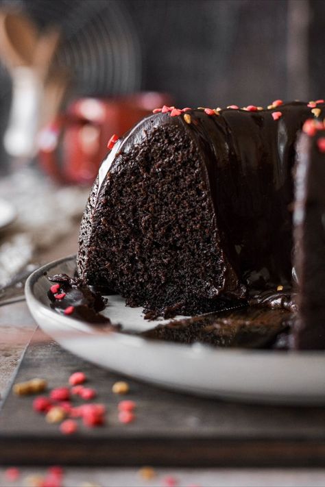 The best, easiest, most moist chocolate bundt cake, tested at high altitude. Moist Chocolate Bundt Cake, High Altitude Cake Recipe, Easy Bundt Cake, High Altitude Baking, Chocolate Bundt, Chocolate Pound Cake, Heart Shaped Chocolate, Chocolate Bundt Cake, Cake Photography