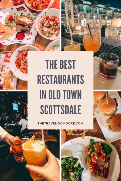 21 Fun Restaurants in Scottsdale: Where to Eat Near Old Town Scottsdale Arizona Restaurants, Scottsdale Restaurants, Arizona Food, Group Dinner, Arizona Restaurants, Scottsdale Bachelorette, Dinner Places, Arizona Vacation, Old Town Scottsdale