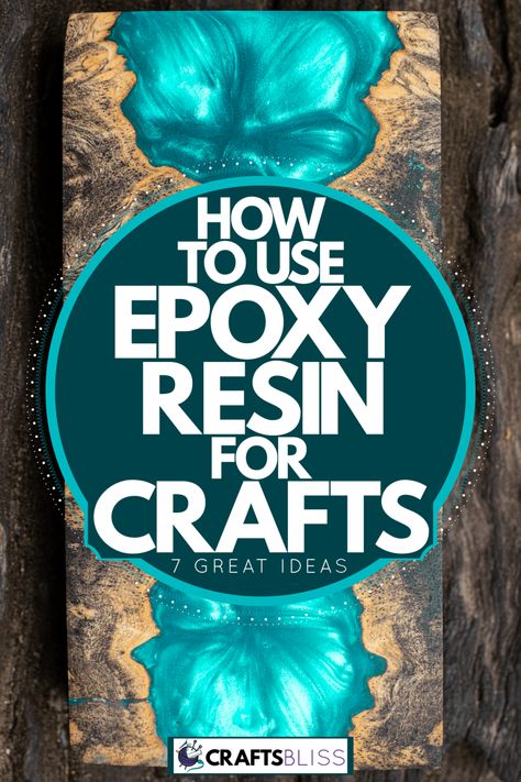 How To Use Epoxy Resin For Crafts [7 Great Ideas] - CraftsBliss.com Epoxy Resin Forms Diy, Using Epoxy Resin Projects, How To Resin Pour, Wood Resin Jewelry How To Make, Diy Epoxy Resin Projects For Beginners, Diy Epoxy Crafts, Things To Put In Resin Ideas, How To Pour Resin On Wood, How To Do Epoxy Resin