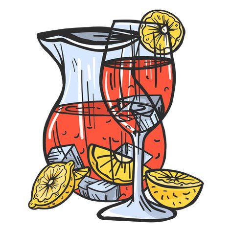 Spanish sangria hand drawn #AD , #Paid, #SPONSORED, #sangria, #hand, #drawn, #Spanish Sangria Drawing, Barcelona Drawing, Spanish Sangria, Sangria Bar, Mo Design, Educational Projects, Architecture Photo, Anniversary Party, Photo Design