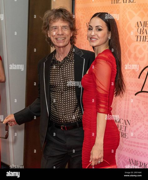 June 22, 2023, New York, New York, USA: MICK JAGGER and MELANIE HAMRICK attend 2023 American Ballet Theatre's June Gala and Premiere of ''Like Water For Chocolate'' in New York at The Metropolitan Opera House. (Credit Image: © Lev Radin/Pacific Press via ZUMA Press Wire) EDITORIAL USAGE ONLY! Not for Commercial USAGE! Stock Photo - Alamy Melanie Hamrick, Like Water For Chocolate, Metropolitan Opera House, American Ballet Theatre, Ballet Theater, Metropolitan Opera, Mick Jagger, New York New York, June 22