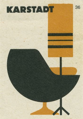 German matchbox label by Shailesh Chavda, via Flickr Mid Century Modern Packaging Design, 1940s Graphic Design, 60s Branding, 50s Graphic Design, 60s Graphic Design, 50s Graphics, Polish Graphic Design, 1930s Illustration, Podcast Graphics