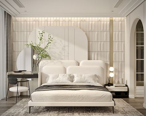 inspo Bed Back Design, Bedroom Interior Design Luxury, Modern Luxury Bedroom, Modern Bedroom Interior, Luxury Bedroom Design, Luxury Bedroom Master, Bedroom Decor Design, Bedroom Bed Design, Bed Furniture Design