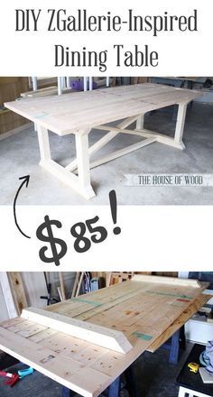 Diy Esstisch, Diy Tables, Build A Farmhouse Table, Farmhouse Tables, Diy Dining Table, Diy Farmhouse Table, Diy Dining, Decor Ikea, Farm Tables