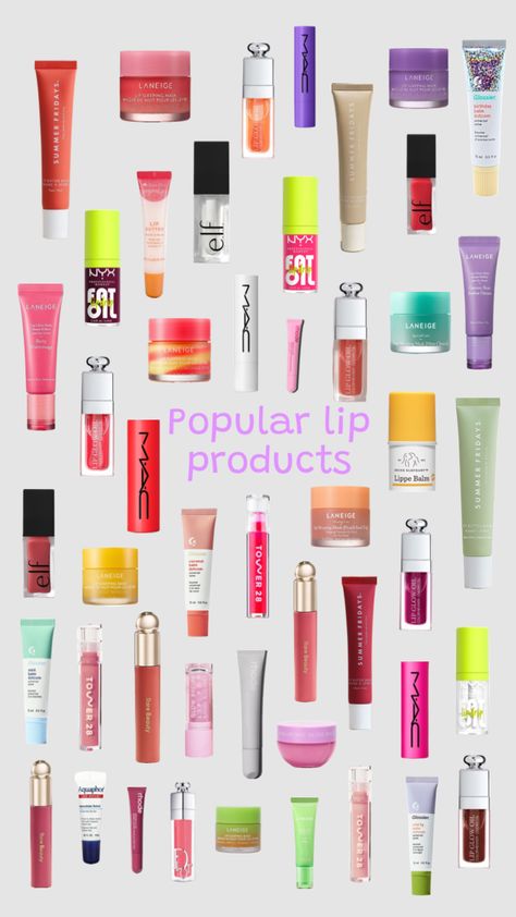 Popular lip products Preppy Birthday Gifts, Makeup Beauty Room, Drunk Elephant Skincare, Everyday Eye Makeup, Pretty Eye Makeup, Classy Makeup, Makeup Bag Essentials, Sephora Skin Care, Makeup Accesories