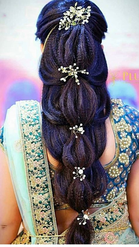 Curling Tutorial, Bigger Lips, Engagement Hair, Hairstyle Indian, Reception Hairstyles, Bridal Hairstyle Indian Wedding, Hair Style On Saree, High Fashion Hair, Bride Hairstyle